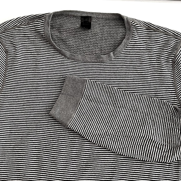 Rag and Bone Striped Crewneck Sweater - Size Large - Picture 3 of 5